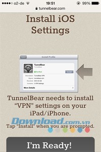 TunnelBear VPN for iOS