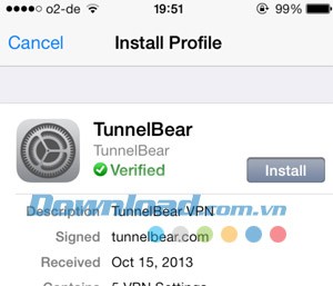 TunnelBear VPN for iOS