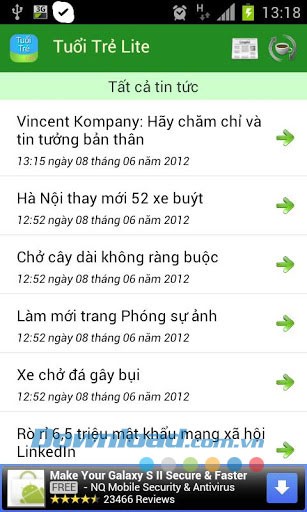 Tuổi trẻ Lite for Android