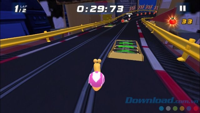 Đi qua gờ tăng tốc