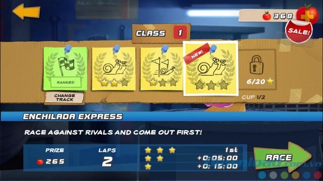 Mở khóa đường đua mới