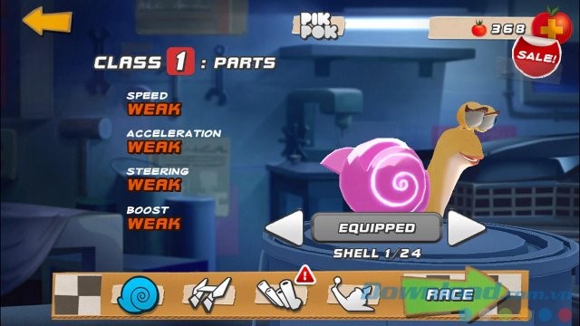 Nâng cấp nhân vật