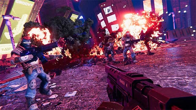 Vượt qua hơn 20 level kịch tính với nhiều màn bắn súng khốc liệt