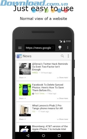 Dễ dàng sử dụng