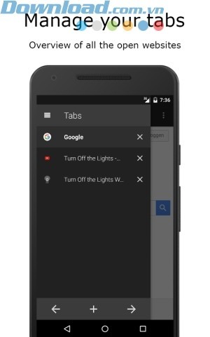 Quản lý các tab của bạn