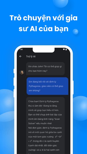 Trò chuyện với gia sư AI