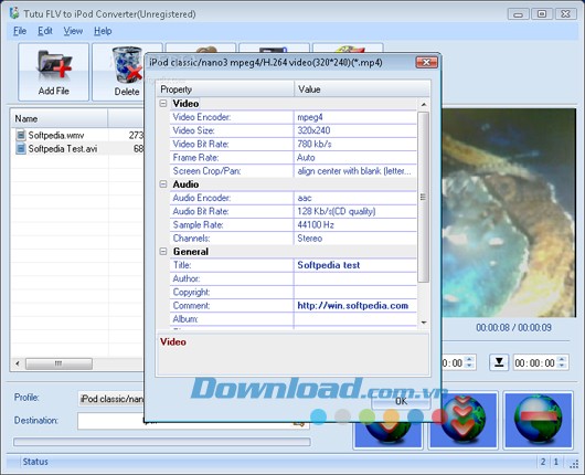 Tutu FLV to iPod Converter