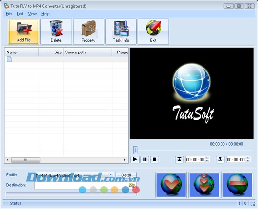 Tutu FLV to MP4 Converter