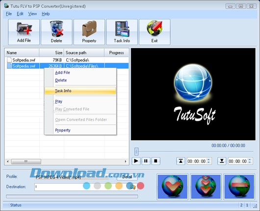 Tutu FLV to PSP Converter