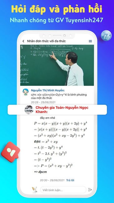 Hỏi đáp và phản hồi