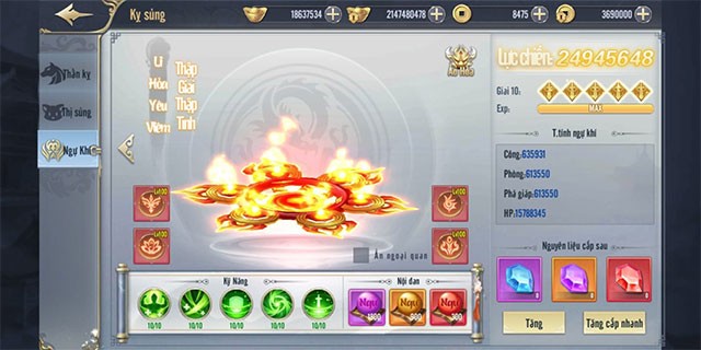 Kỹ năng mới phiên bản Độ Kiếp Thần Giới