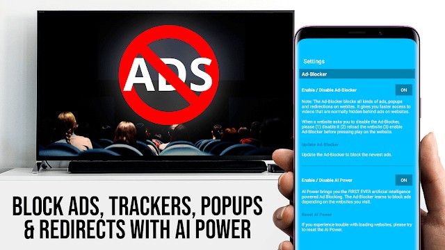 Chặn quảng cáo, theo dõi, pop-up và các chuyển hướng bằng sức mạnh AI