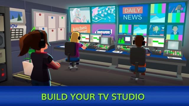 Xây dựng studio truyền hình của riêng bạn trong TV Empire Tycoon