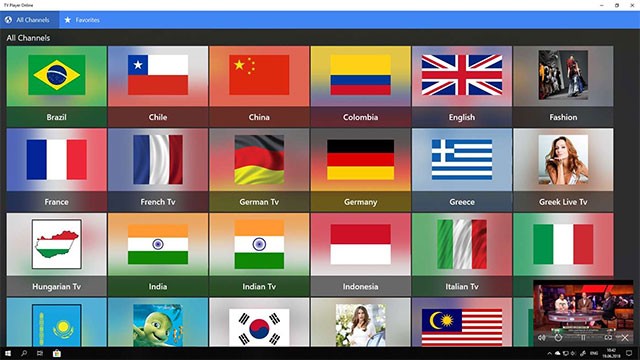 Hỗ trợ xem các chương trình truyền hình trên toàn cầu