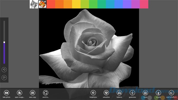 Hình ảnh màu xám ban đầu trong Tweakolor