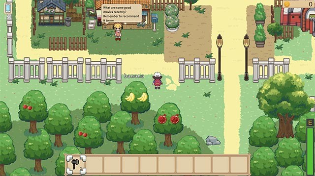 Kết bạn với những người hàng xóm và du khách để cùng nhau xây dựng thị trấn thịnh vượng