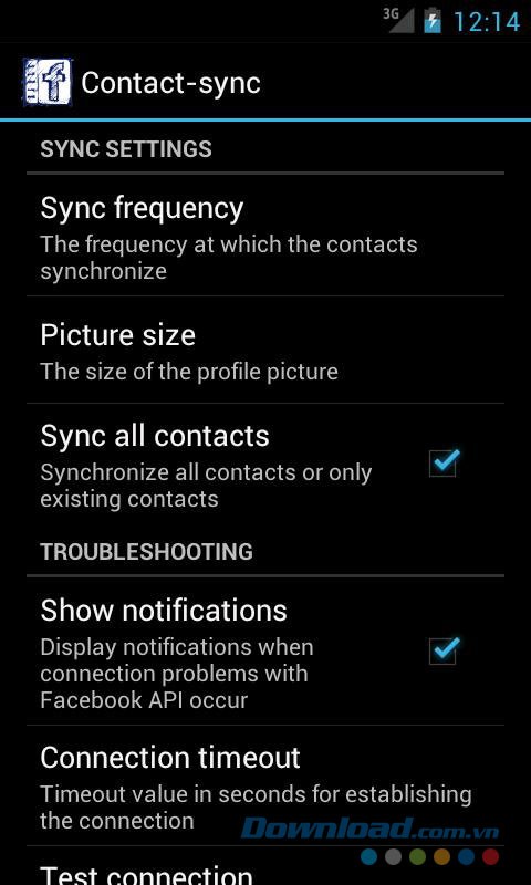 UberSync Facebook Contact Sync