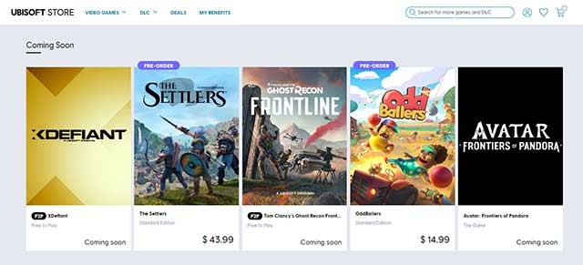 Điểm nổi bật của Ubisoft Store là giao diện trực quan, dễ sử dụng và độ tin cậy cao