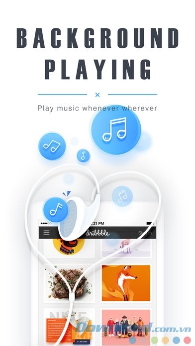 Giải trí với UC Browser