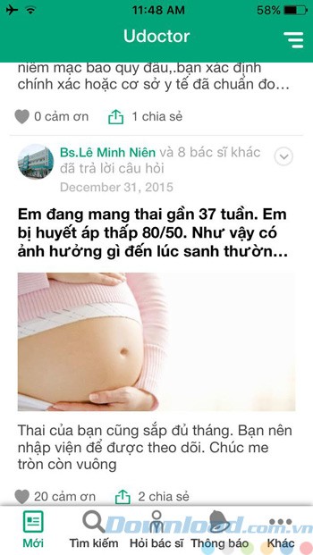 Giao diện chính của Udoctor