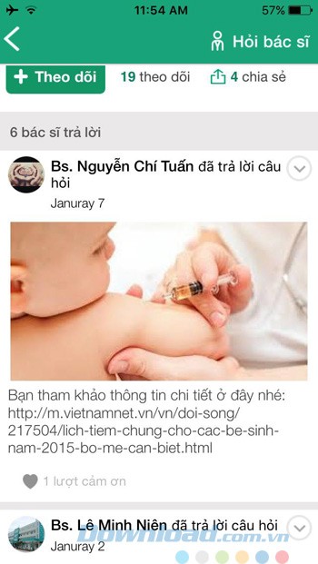 Bác sĩ trả lời