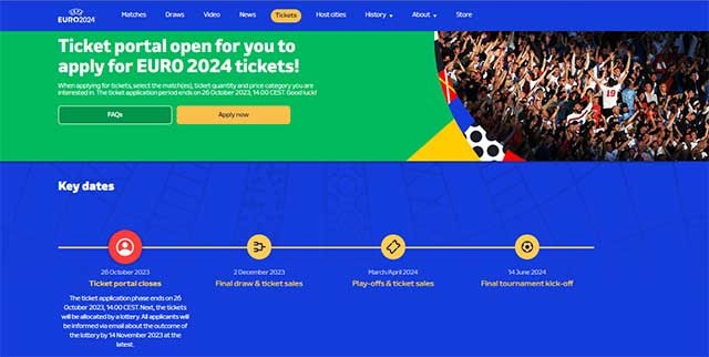 Bạn có thể đăng ký mua vé trên website