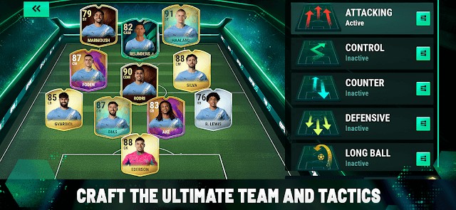 Quyết định đội hình ra sân và chiến lược chơi bóng của đội bạn trong game Ultimate Football Manager