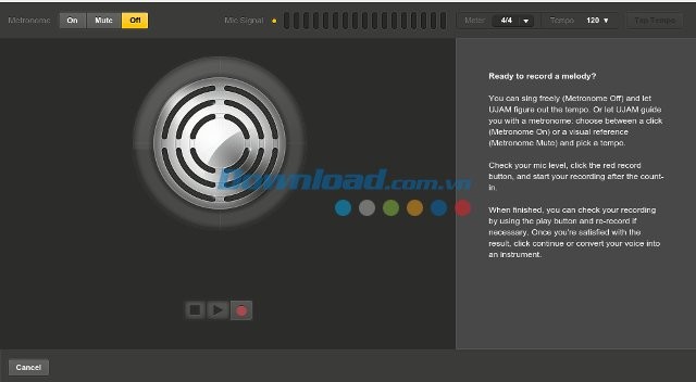 Bắt đầu ghi âm với UJAM STUDIO
