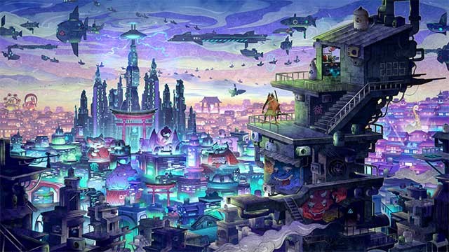 Ukiyo là game mô phỏng phiêu lưu lấy bối cảnh thế giới Cyberpunk