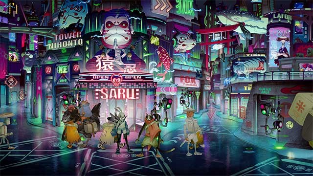 Dàn nhân vật độc đáo dưới dạng động vật được thiết kế tuyệt đẹp