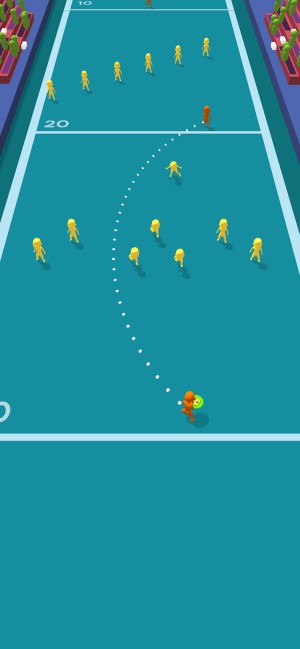 Ném đĩa xuyên qua hàng phòng thủ đối phương