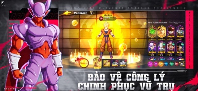 Tiến hóa saiyan lên mức tối thượng và thực hiện nhiệm vụ bảo vệ công lý