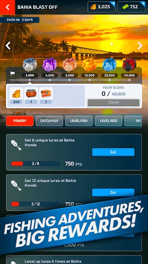 Phiêu lưu câu cá nhận phần thưởng lớn