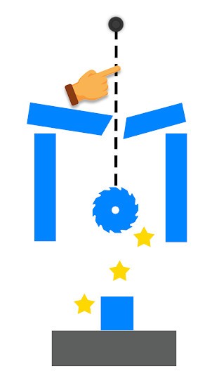 Cách chơi giống game Cut the Rope