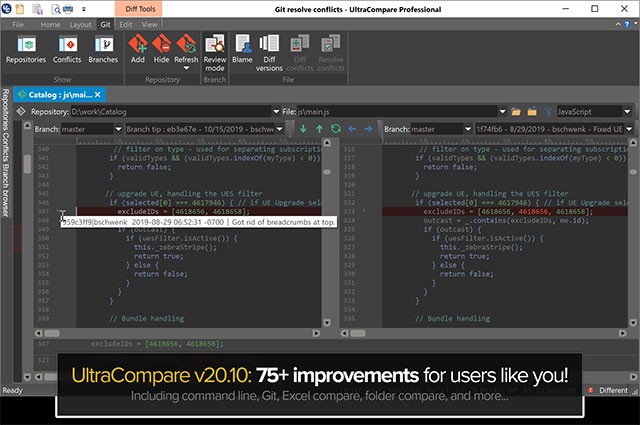 UltraCompare v20 bổ sung hơn 75 nâng cấp quan trọng