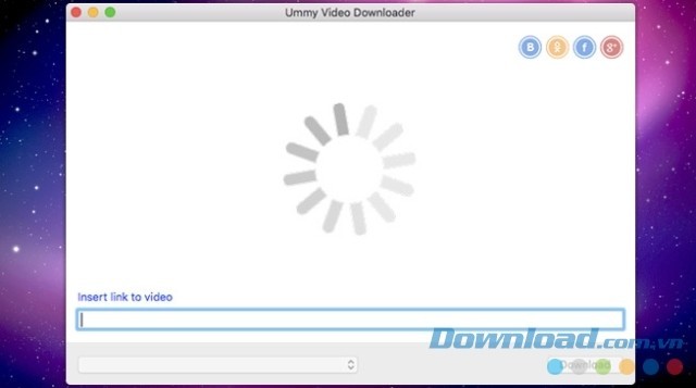 Chèn đường dẫn video khi dùng ứng dụng Ummy Video Downloader cho Mac