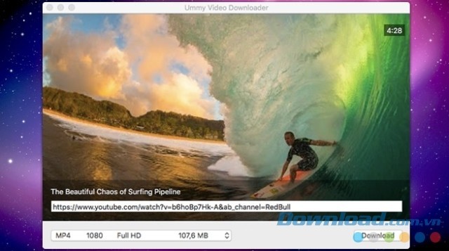 Tải video YouTube có độ phân giải cao hoặc tải nhạc bằng phần mềm Ummy Video Downloader cho Mac