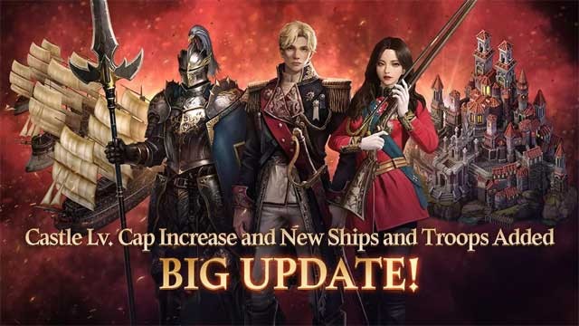 Tùy chỉnh đoàn quân của riêng bạn, nâng cấp trang bị mạnh mẽ cho chiến hạm và anh hùng