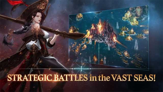 Dẫn dắt đội quân của bạn tự mình chiến đấu với kẻ thù, hoặc tham gia một liên minh và thống trị đại dương