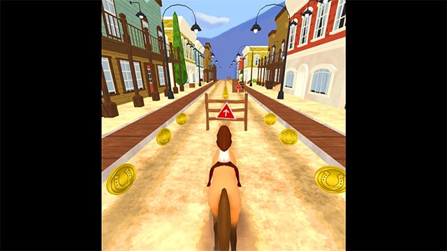 Thu thập vàng và hộp quà trên hành trình chinh phục Unicorn Runner 3D