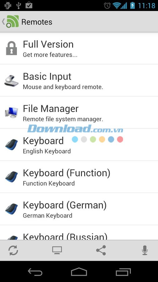 Unified Remote for Android