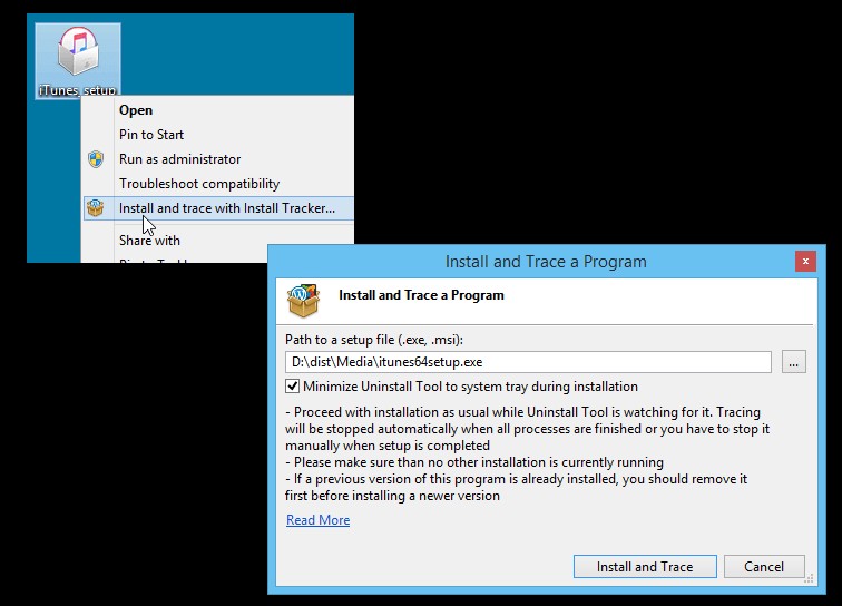 Gỡ bỏ ứng dụng ngay từ menu ngữ cảnh