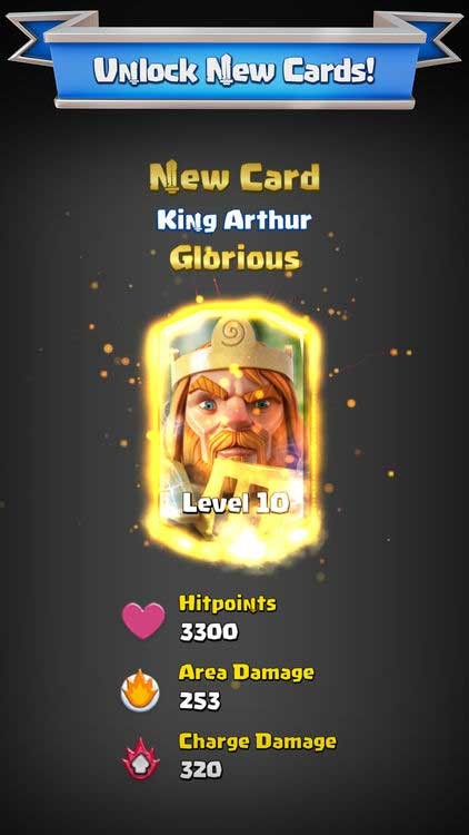 Mở khóa nhiều thẻ bài mới đại diện cho các anh hùng huyền thoại