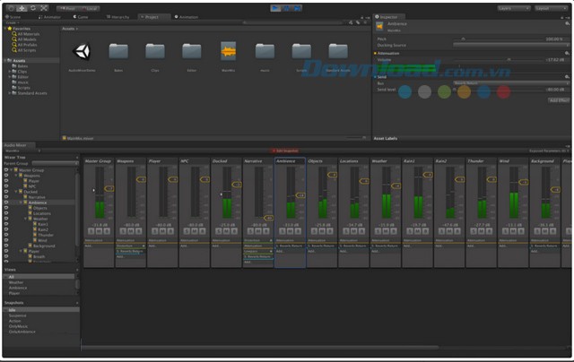 Unity Web Player hỗ trợ thiết kế game 3D
