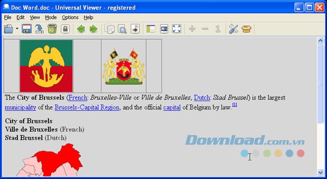 Universal Viewer hỗ trợ đọc văn bản, tài liệu