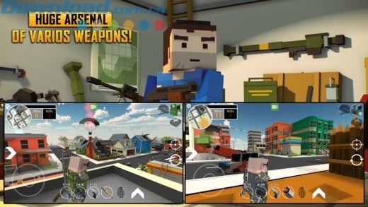 Kho vũ khí đa dạng