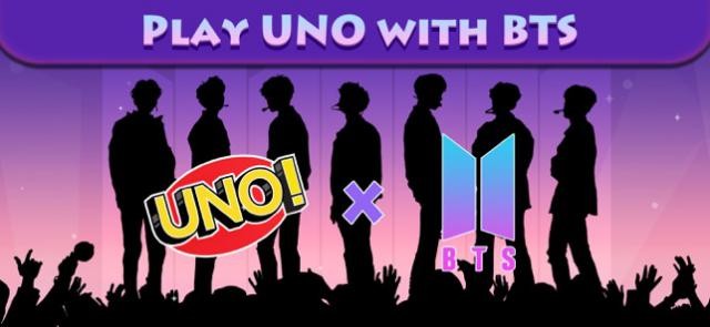 Chơi UNO cùng nhóm nhạc BTS trong game UNO!