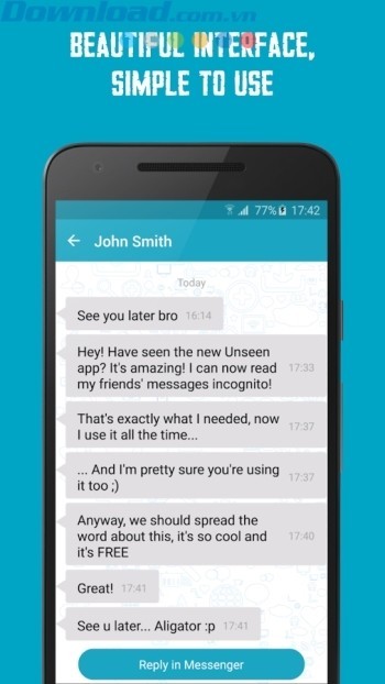 Giao diện đơn giản, dễ dàng sử dụng