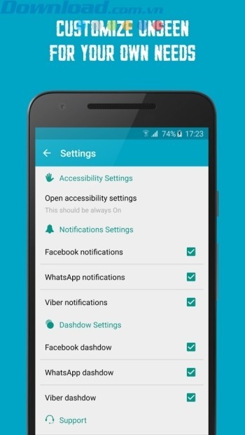 Tùy chọn điều chỉnh tính năng theo nhu cầu