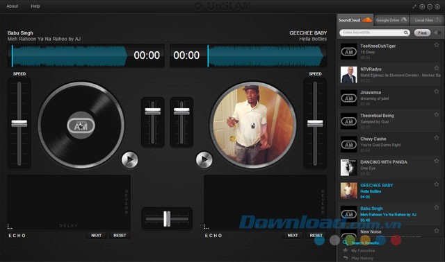 Thêm nhạc từ SoundCloud vào bàn nhạc